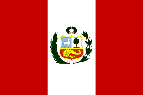 Flagge Peru