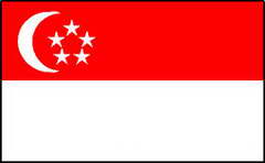 Flagge Singapur